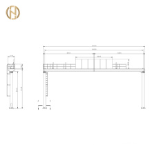 FT04 - Galvanized Steel Single Arm Traffic Signal Pole